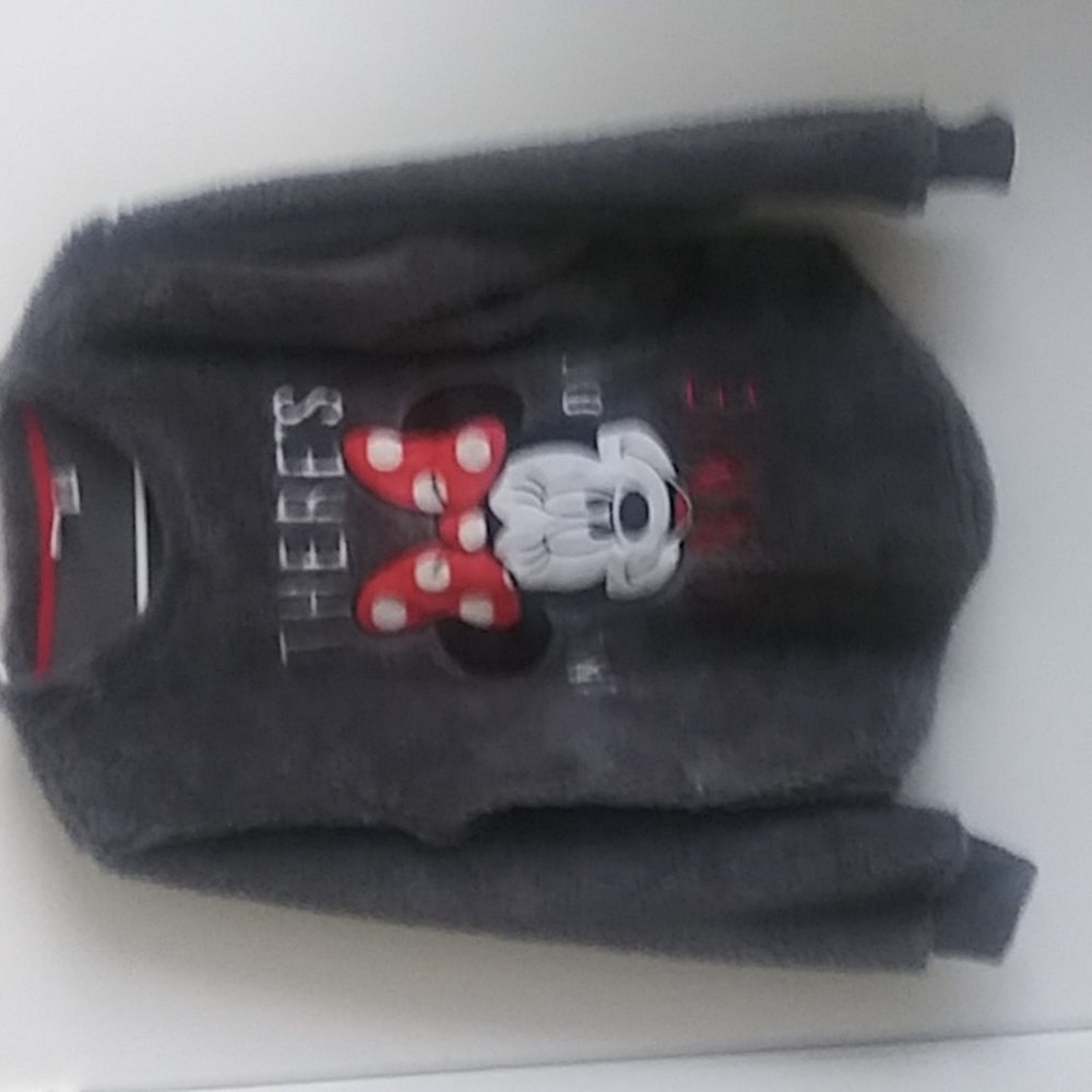 Disney woman's top Minnie Mouse pull over soft and comfortable Large sweatshirt
